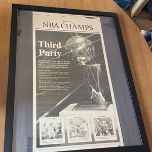 Original LA Times Newspaper Printing Plate. Los Angeles Lakers Kobe Shaq 2002